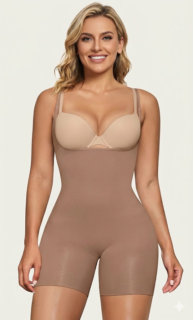 Open-Bust Shapewear Bodysuit | Tummy Control & Butt Lifter