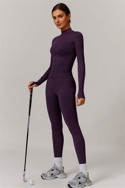 The Nova Luxe Jacket Sports Bra Leggings 3-Piece Set