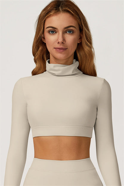 The Axis Crop Top Flared Leggings 2-Piece Set