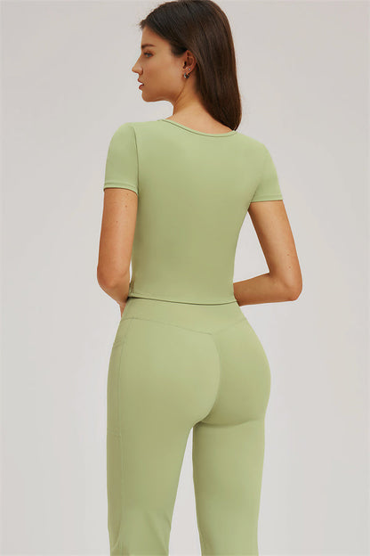 The Sizzle T-shirt Flared Leggings 2-Piece Set