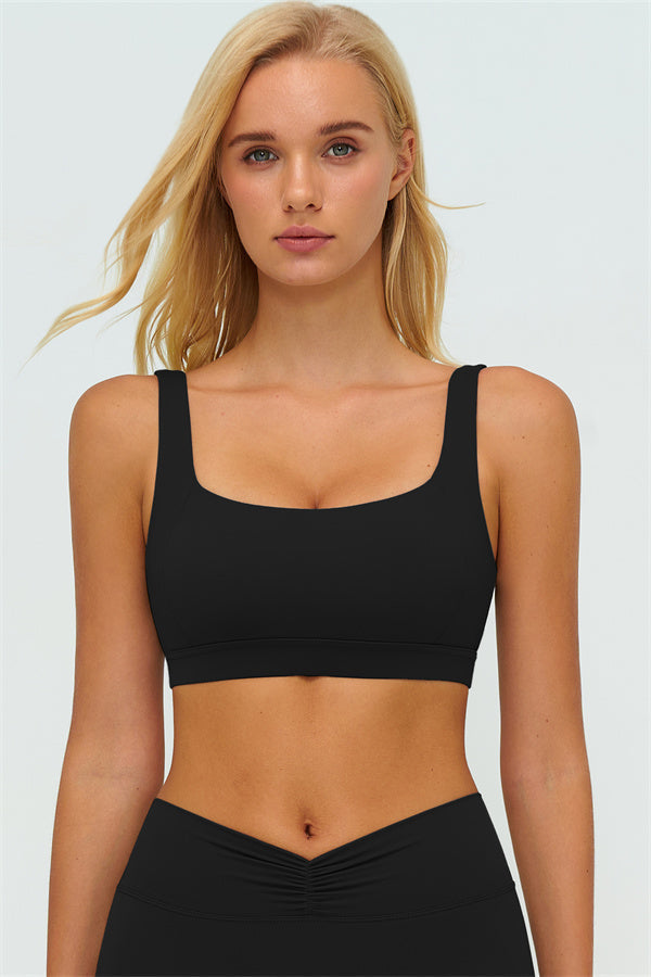 The Lushness V-Back Sports Bra Flared Leggings 2-Piece Set