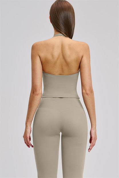 The Zestful Tank Top Flared Leggings 2-Piece Set