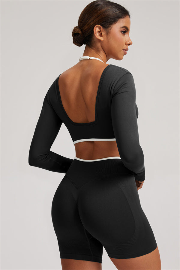 The Elevate New Long Sleeve Crop top