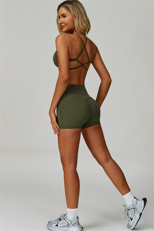 The Bold Cross Back Sports Bra
