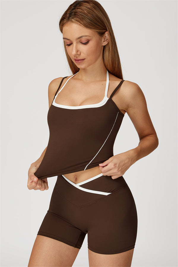 The Radiant Crop Top Shorts 2-Piece Set