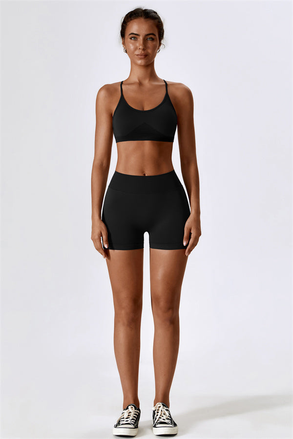 Nova Luxe Sports Bra Shorts 2-Piece Set