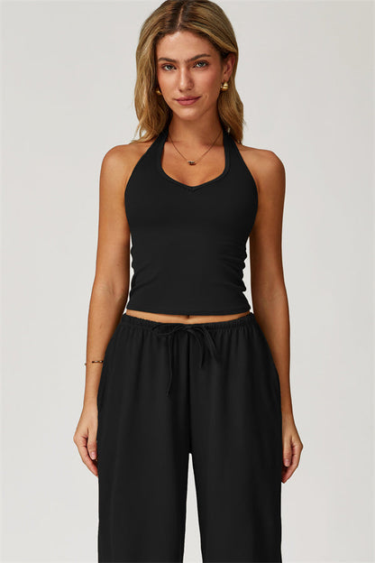 The Sprint Halter Tank Top Sweatpants 2-Piece Set