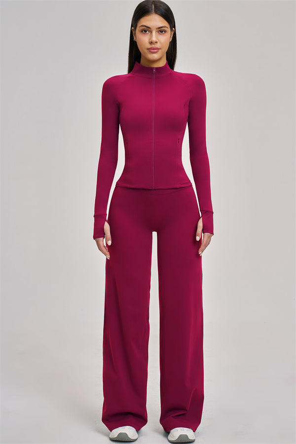 The Swoon Jacket Flared Leggings 2-Piece Set