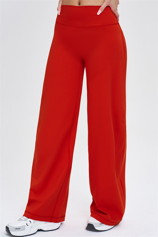 The Stride Crop Top Straight Leg Pants 2-Piece Set