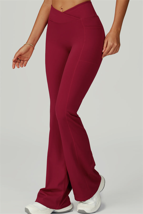The Flourish Crop Tank Flared Leggings 2-Piece Set