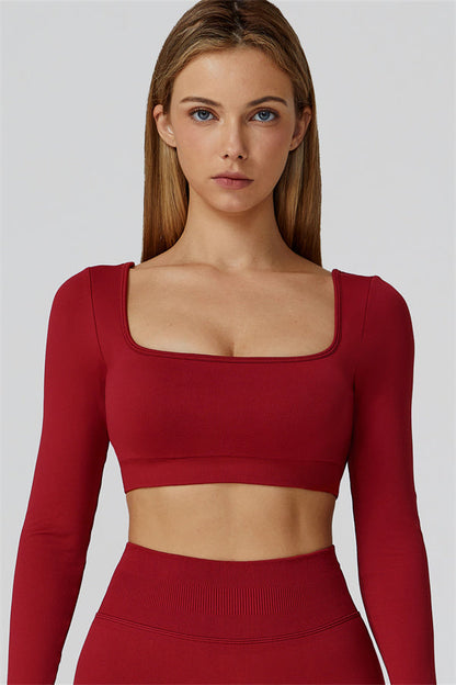 The Reign Long Sleeve Crop Top