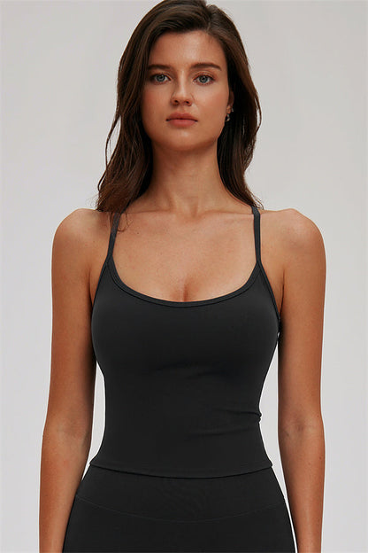 The Svelte Cross Back Tank Top