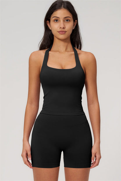 The Empower Halter Crop Top