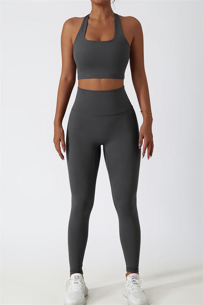 The Seraphine Halter Crop Top