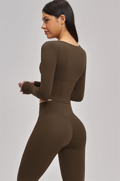 The Swoon Long Sleeve Crop top