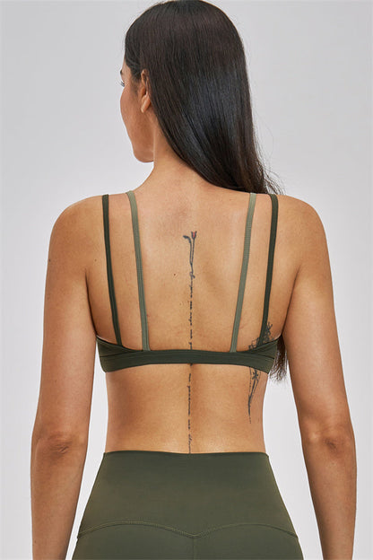 The Seraphine Layered V Sports Bra Leggings 2-Piece Set