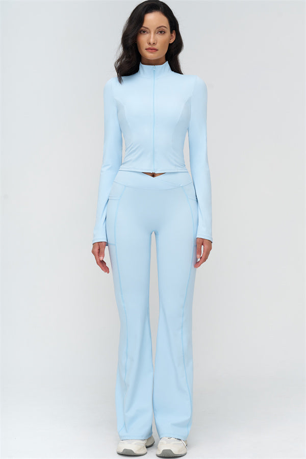 The BoldFit Jacket Flared Leggings 2-Piece Set