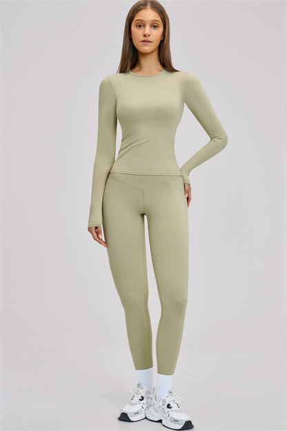 The Dynamic Long Sleeve T-shirt Leggings 2-Piece Set