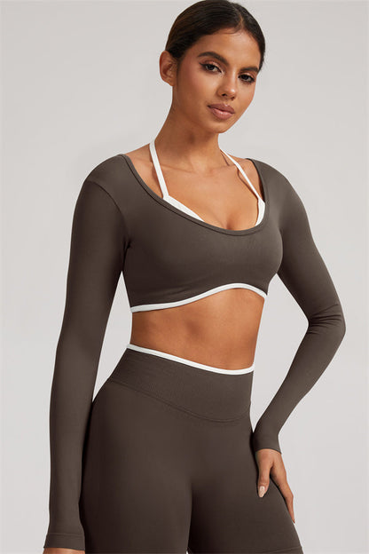 The Elevate Long Sleeve Crop top