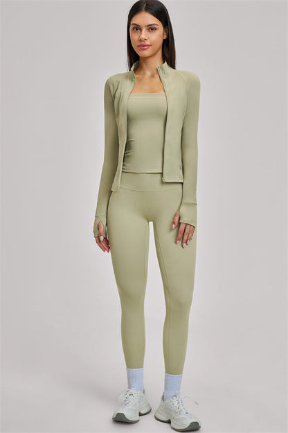 The Swoon Jacket Tank Top Leggings 3-Piece Set