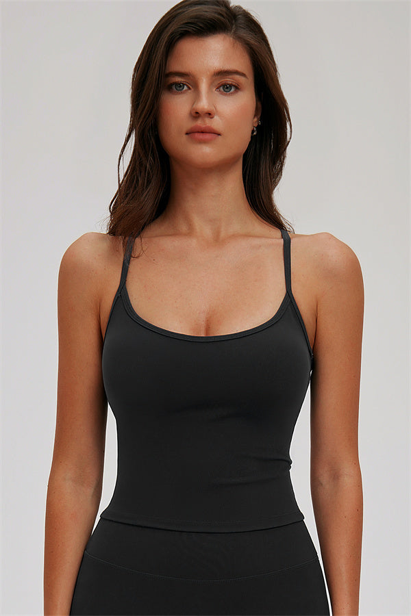 The Svelte Cross Back Tank Top Shorts 2-Piece Set