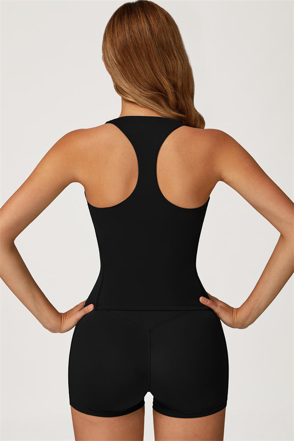The Glacier Crop Tank Shorts 2-Piece Set