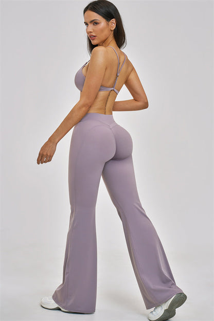The Zenith Sports Bra Flared Leggings 2-Piece Set