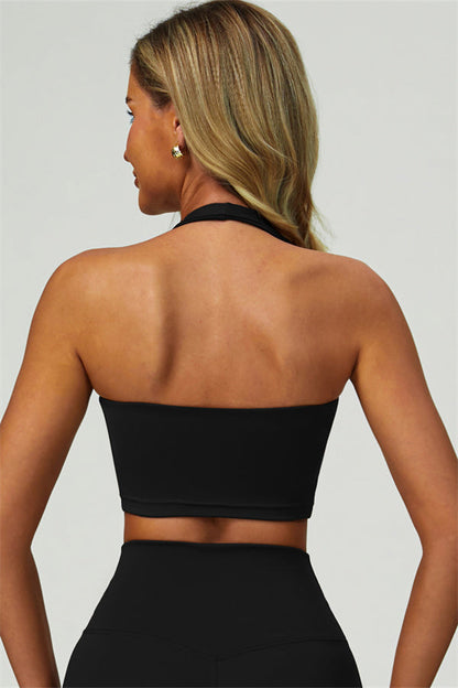 The Seraphine Halter Crop Top Shorts 2-Piece Set