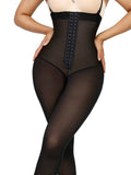 Latex Open Bust Belly Control Shapewear with Adjustable Straps