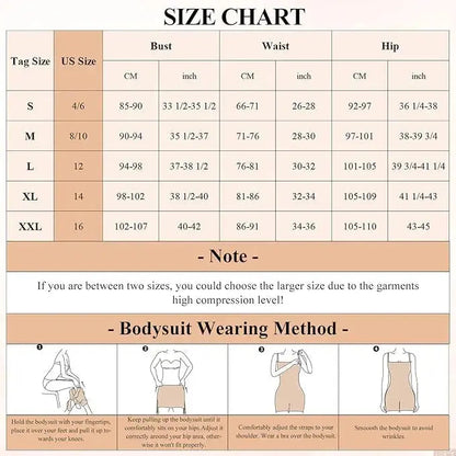 Shaper™ Ladies Full Body Shaper – Strapless Seamless Bodysuit
