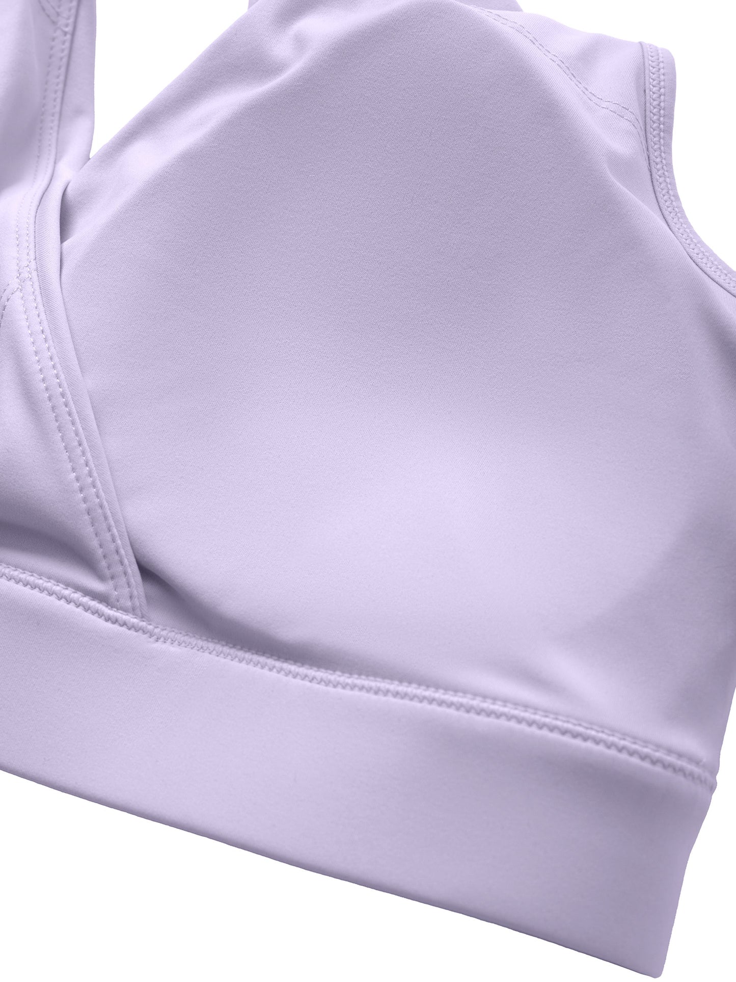 Loki & Ivy Women's Crossover V-Neck Sports Bra