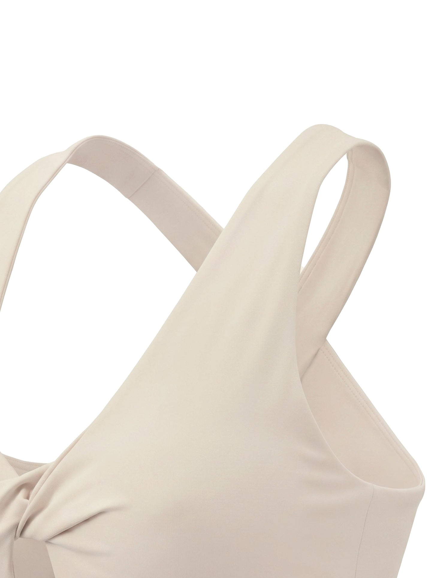 Loki & Ivy Women's Twist Front V-Neck Sports Bra