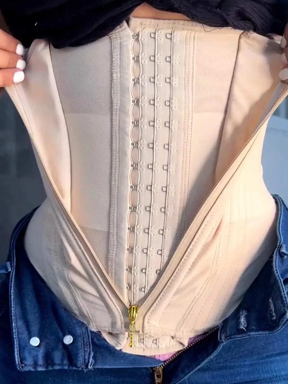 Colombian Fajas Waist Trainer – Firm Tummy Control Compression Corset