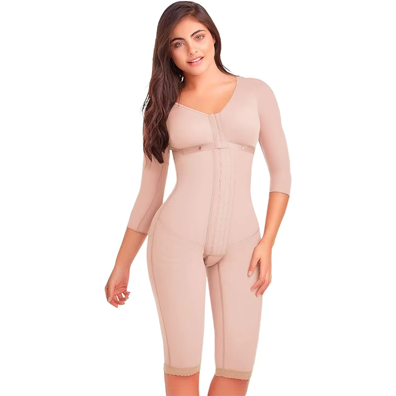 Original Colombian Full-Body Shaper with Bra – High Compression Postpartum Girdle for Women