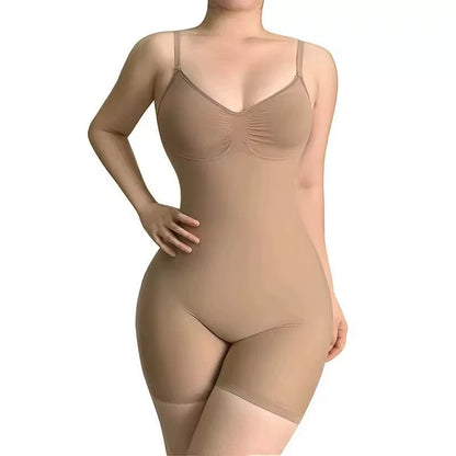 Seamless Full Body Bodysuit Shaper High Compression Slimming Tummy & Butt Lifting Jumpsuit