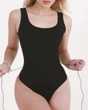 Slimming Seamless Bodysuit for Women – Medium Compression Thong Shapewear