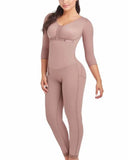 Original Colombian Full-Body Shaper with Bra – High Compression Postpartum Girdle for Women