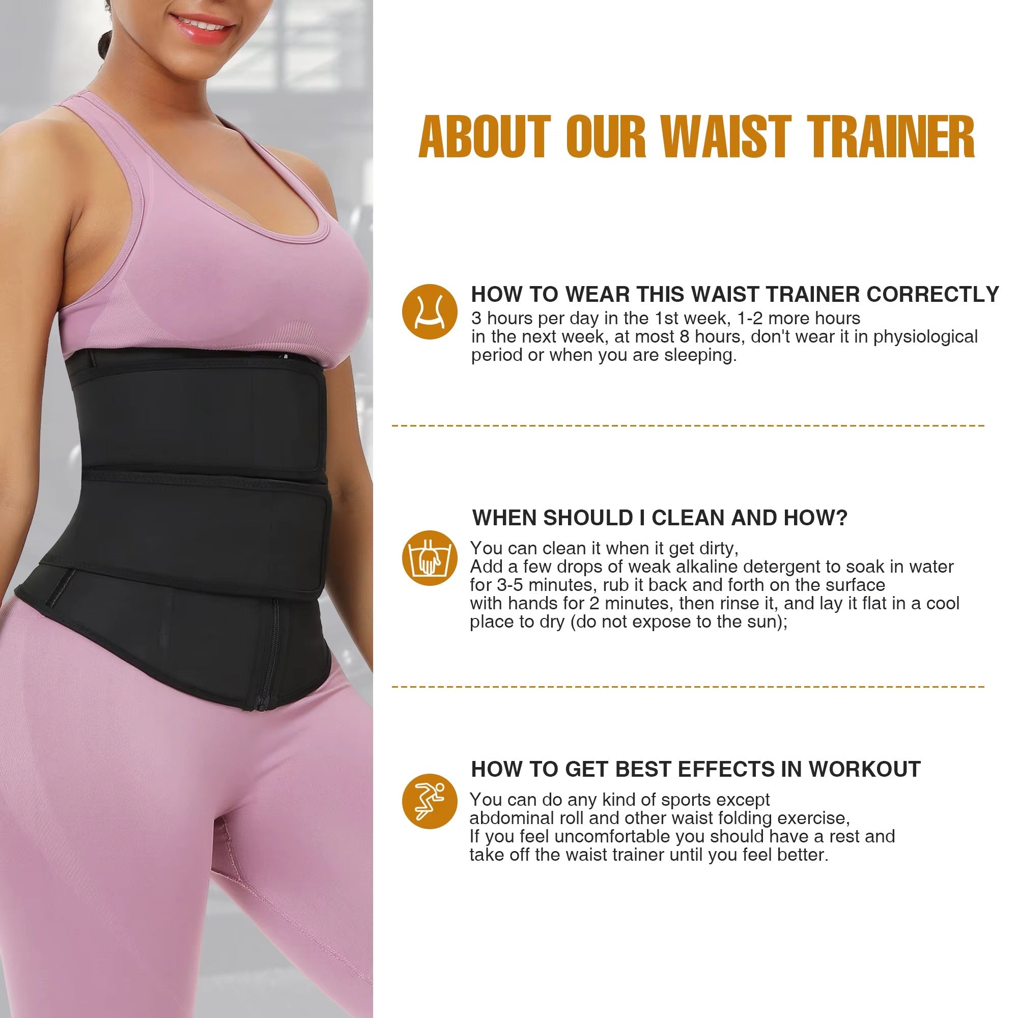 Women's Waist Trainer Girdle – Slimming Shapewear Belt for Postpartum Recovery
