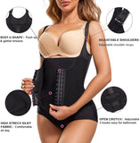 Women’s Adjustable Spaghetti Strap Bodysuit – Firm Compression Waist Trainer Corset & Tummy Control Shapewear