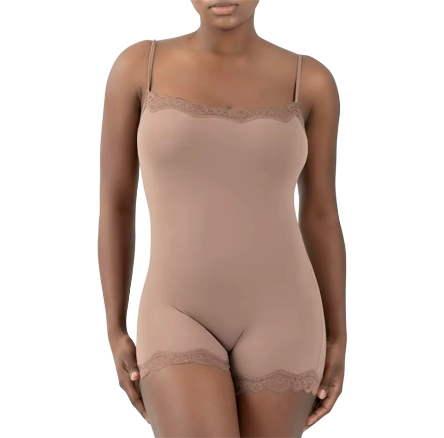 Women’s Lace Bodysuit – Tummy Control, Sleeveless Tank Top, Comfy Undershirt & Going Out Outfit
