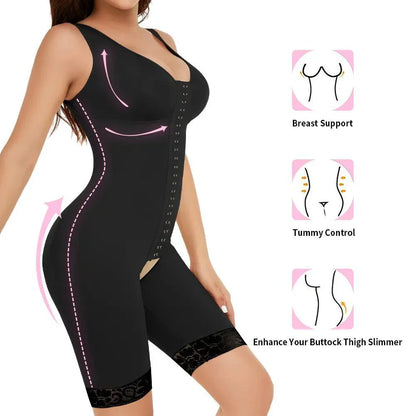 MANDOTOS Core Sculpting and Curve Enhancing Bodysuit With Abdominal Tightening and Butt Lift