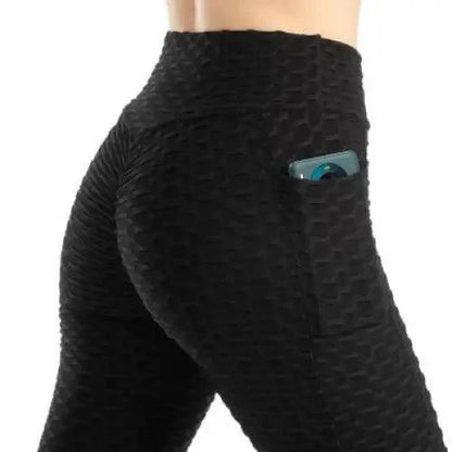 New Women Fitness Pocket Push Up Leggings Workout High Waist Legging For Running Gym Leggings Pants Women Clothing