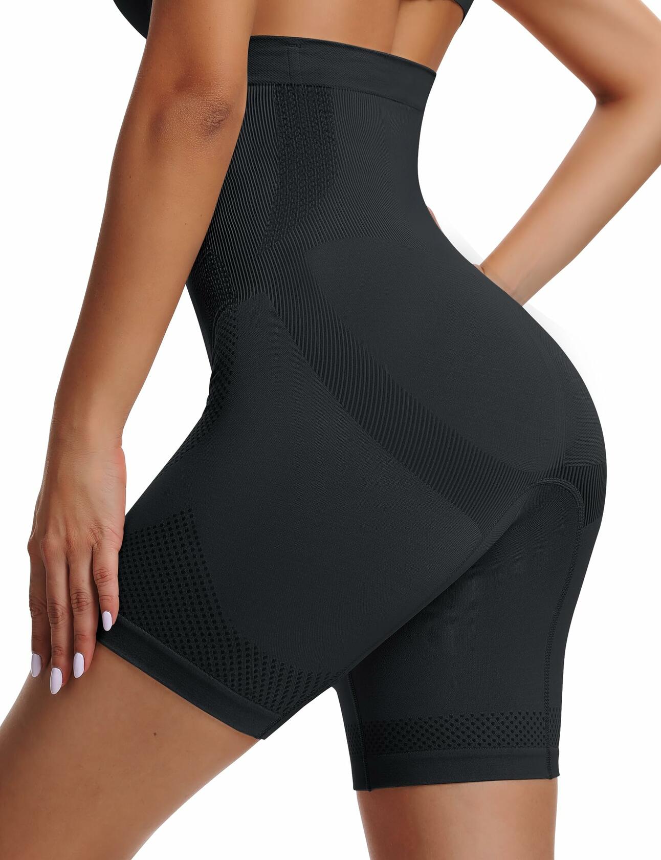 Sarin Mathews Women’s Tummy Control Shapewear Shorts High Waisted Body Shaper