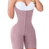 Women's Colombian Faja Bodysuit – Open-Bust Waist Trainer & Tummy Control Shapewear for Post-Surgery BBL