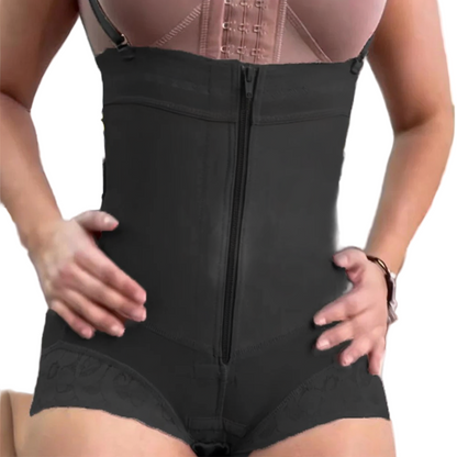 Women's Full Body Shaper – Open Bust Seamless Bodysuit Faja with Butt Lifter