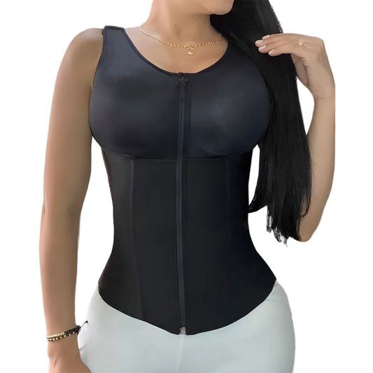 Women's Compression Corset Vest – Post-Surgery Body Shaper with Belly Control