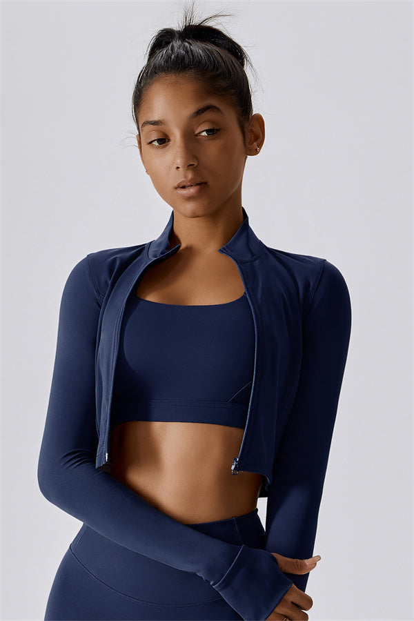 The Eloise Jacket Sports Bra Shorts 3-Piece Set