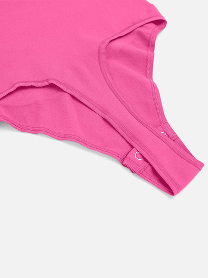 Seamless Long-Sleeve Bust Support Tummy Control Bodysuit