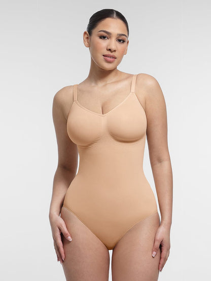 Seamless Chest Support Waist Control Shapewear Bodysuit