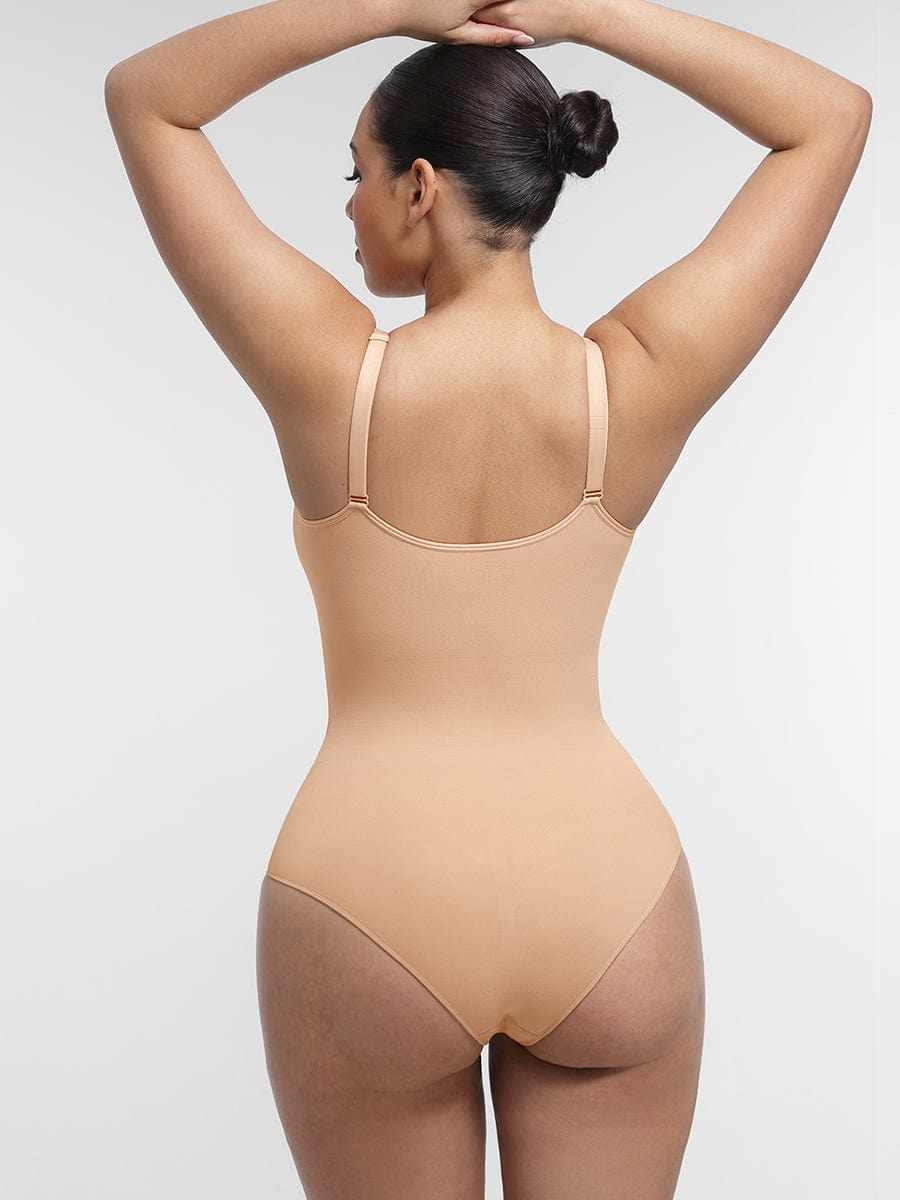 Seamless Chest Support Waist Control Shapewear Bodysuit
